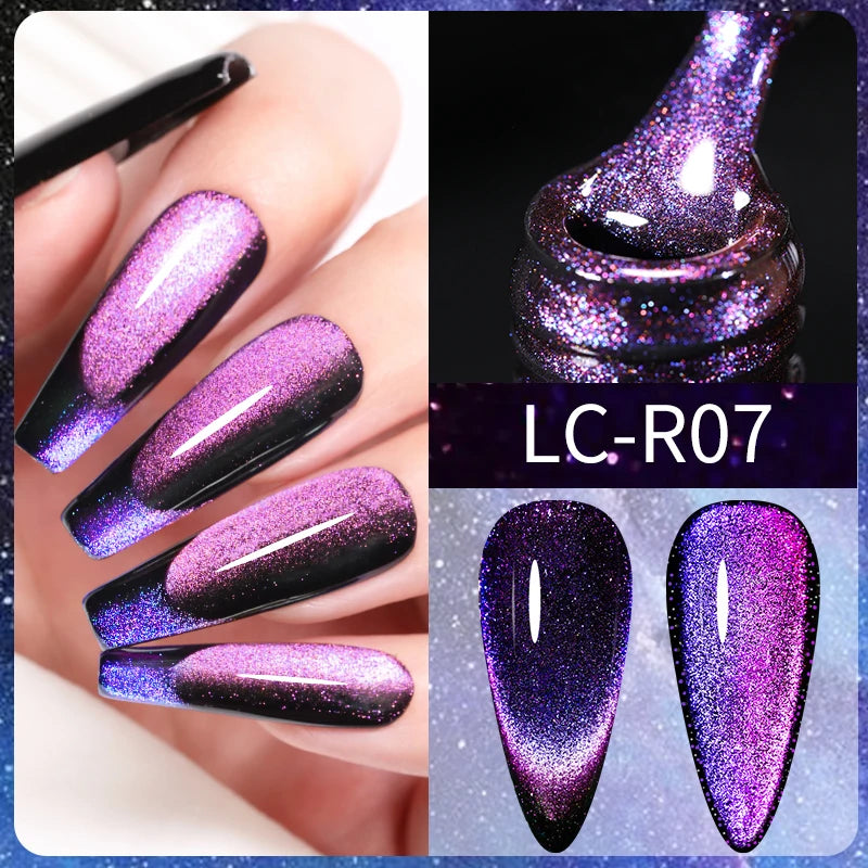9D Rainbow Reflective Nail Gel Polish