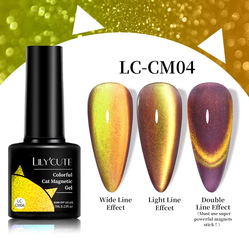 9D Rainbow Reflective Nail Gel Polish