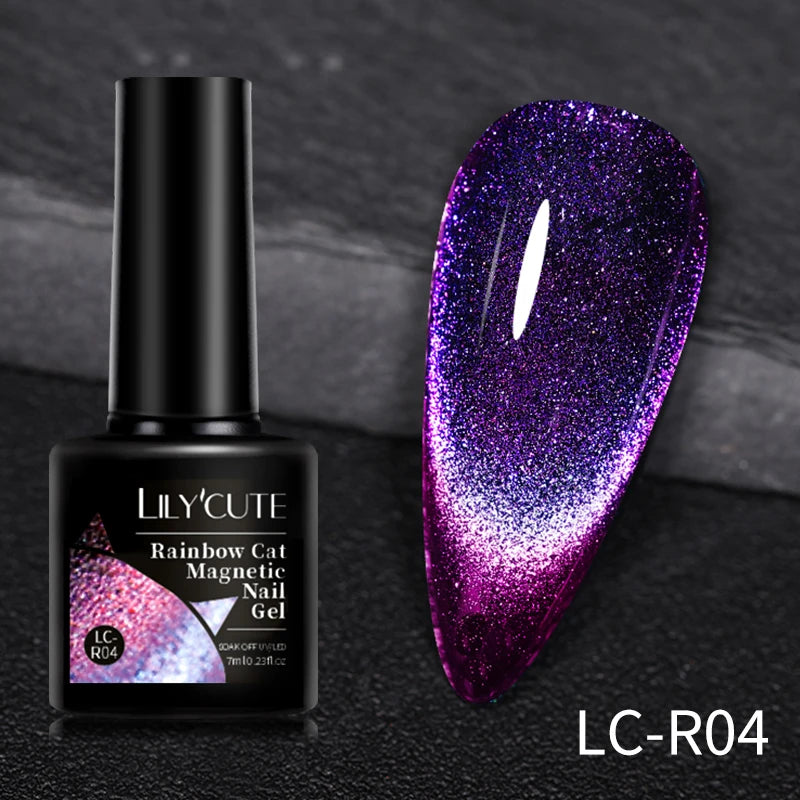 9D Rainbow Reflective Nail Gel Polish