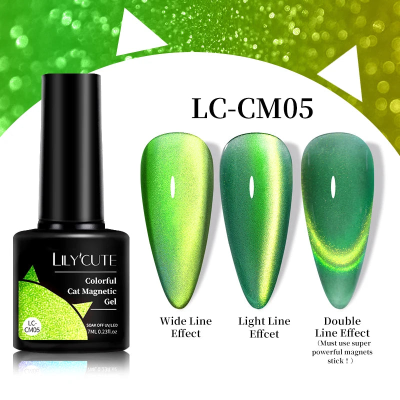 9D Rainbow Reflective Nail Gel Polish