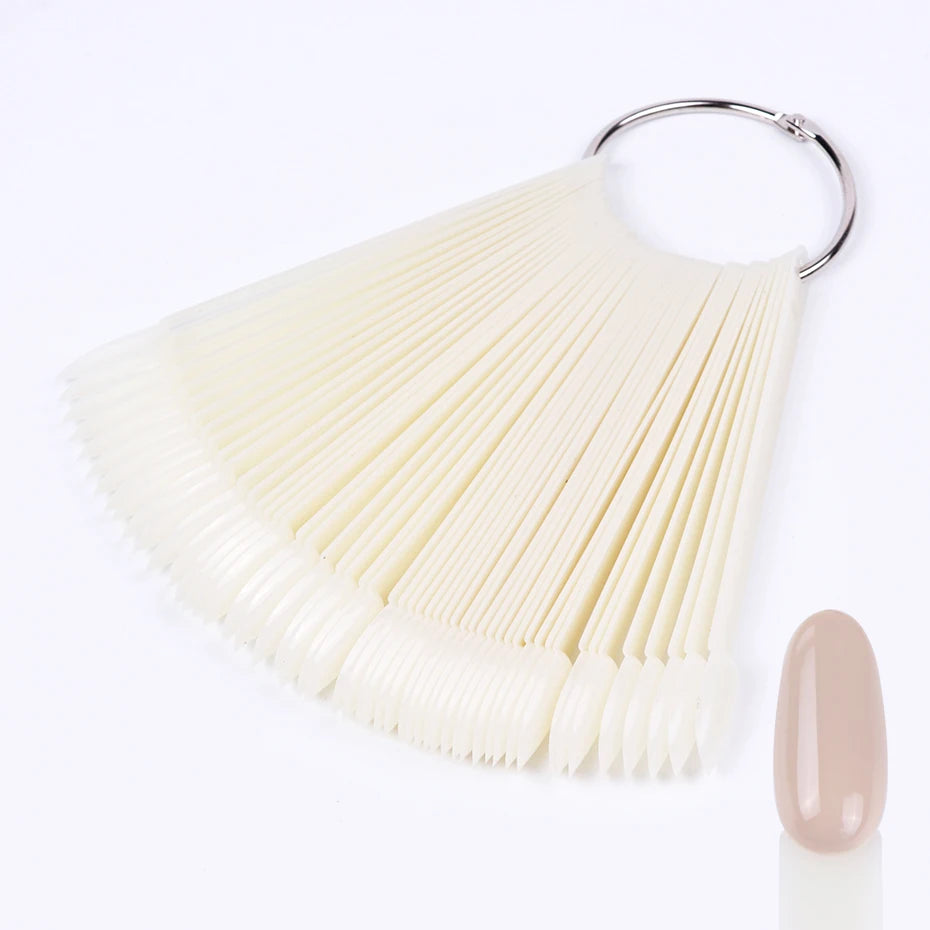 False Nail Display Oval Fan Style UV Gel Polish