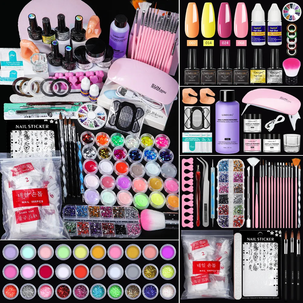Acrylic nail art professional set