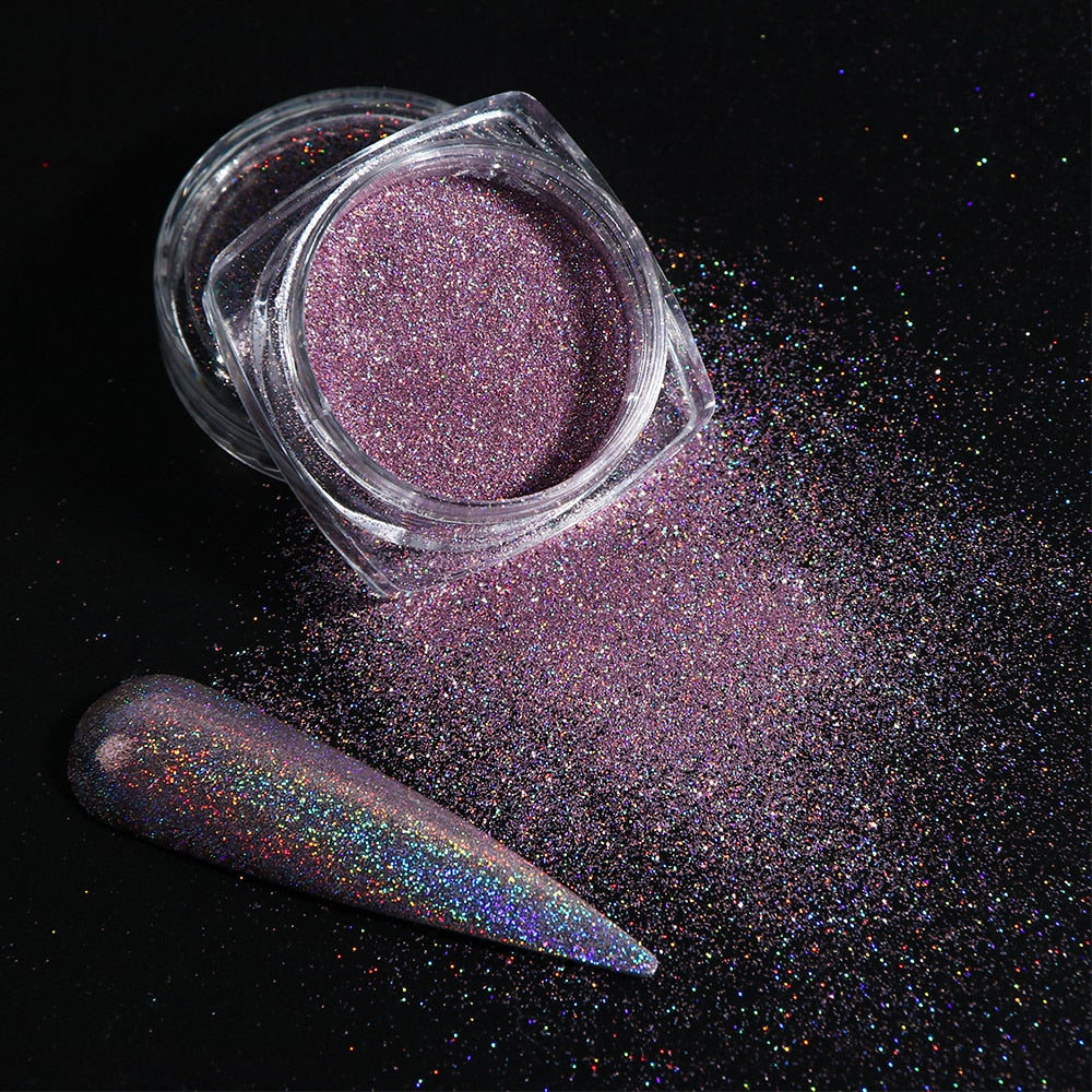 White Chrome Pearl Nail Powder