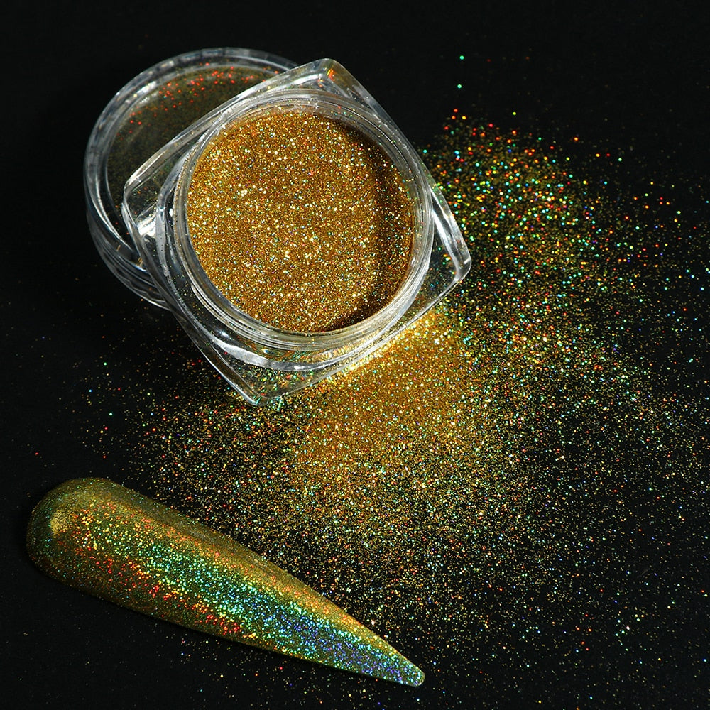 White Chrome Pearl Nail Powder