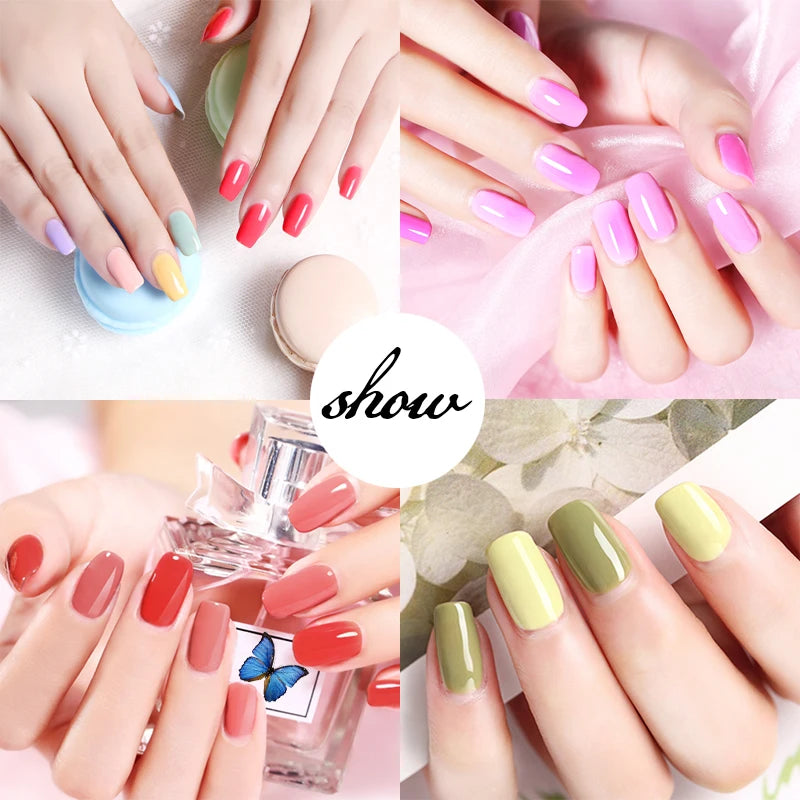 LED Nail Lamp Dryer Color Gel Polish Kit