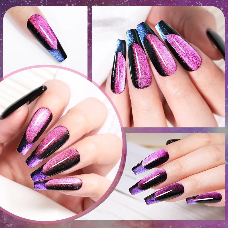 9D Rainbow Reflective Nail Gel Polish